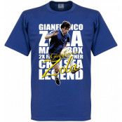 Chelsea T-shirt Legend Gianfranco Zola Legend Blå S