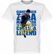 Chelsea T-shirt Legend Gianfranco Zola Legend Vit XXL