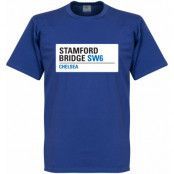 Chelsea T-shirt Stamford Bridge Sign Blå L