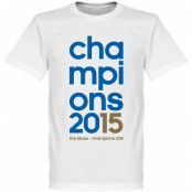 Chelsea T-shirt Winners Champions 2015 Vit L