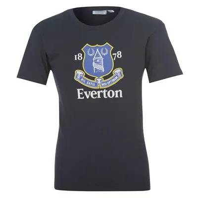 Everton T-Shirt Ungdom Crest Mörkblå 10-11 år