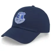 Fanatics - Football Blå unconstructed Keps - Everton Core Cap Navy Dad Cap @ Hatstore