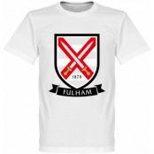 Fulham T-shirt Crest Vit XXXL