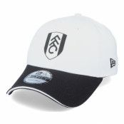 New Era - Football Vit adjustable Keps - Fulham Pop Visor 9Forty White/Black Adjustable @ Hatstore