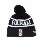 New Era - Football Svart pom Beanie - Fulham Wordmark Knit Fulham Black/White Pom @ Hatstore