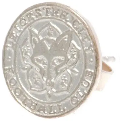 Leicester City Örhänge Silver Stud