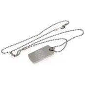 Leicester City Dog Tag med Kedja Graverad