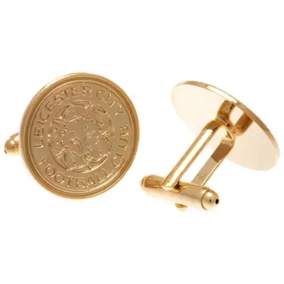 Leicester City Manschettknappar Guldpläterade