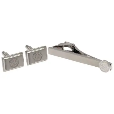 Leicester City Slipshållare&Manschettknappar