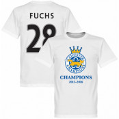 Leicester T-shirt Leicester Champions Fuchs Vit XXL