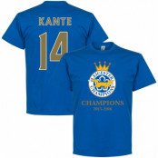Leicester T-shirt Leicester Champions Kante Blå S