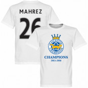Leicester T-shirt Leicester Champions Mahrez Vit 5XL