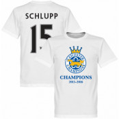 Leicester T-shirt Leicester Champions Schlupp Vit L