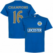 Leicester T-shirt Leicester Champions Team Blå XXL