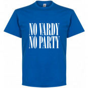 Leicester T-shirt No Vardy No Party Jamie Vardy Blå L