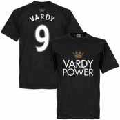 Leicester T-shirt Vardy Power Jamie Vardy Svart M