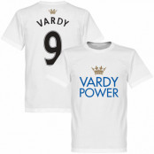 Leicester T-shirt Vardy Power Jamie Vardy Vit M