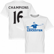 Leicester T-shirt Welcome To Leicester Champions Vit L