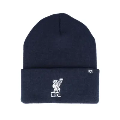 47 Brand - Football Blå cuff Beanie - Liverpool FC Haymaker Knit Navy Cuff @ Hatstore