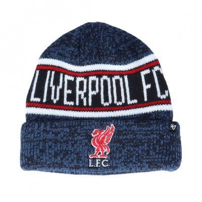 47 Brand - Football Blå cuff Beanie - Liverpool Mckoy Light Navy Cuff @ Hatstore