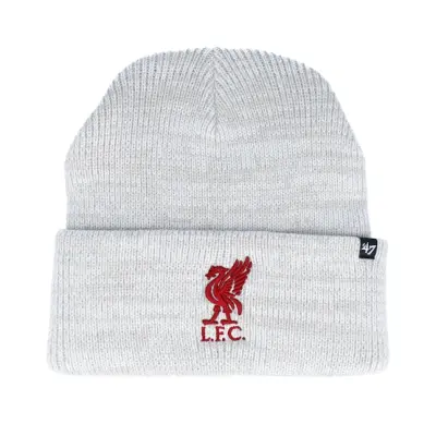 47 Brand - Football Grå cuff Beanie - Liverpool FC Brain Freeze Knit Grey Cuff @ Hatstore