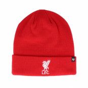 47 Brand - Football Röd cuff Beanie - Liverpool Knit Red/White Cuff @ Hatstore