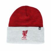 47 Brand - Football Röd cuff Beanie - Liverpool Two Tone Brain Freeze Razor Red/Grey Cuff @ Hatstore