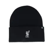 47 Brand - Football Svart cuff Beanie - Liverpool Baserunner 47 Knit Beanie Black Cuff @ Hatstore