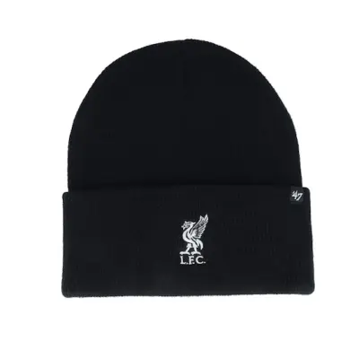 47 Brand - Football Svart cuff Beanie - Liverpool Baserunner 47 Knit Beanie Black Cuff @ Hatstore