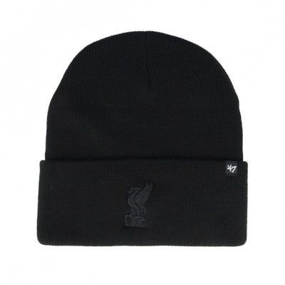 47 Brand - Football Svart cuff Beanie - Liverpool FC Epl Haymaker Knit Black Cuff @ Hatstore