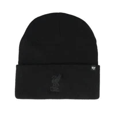 47 Brand - Football Svart cuff Beanie - Liverpool FC Epl Haymaker Knit Black Cuff @ Hatstore