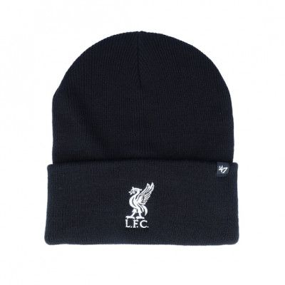 47 Brand - Football Svart cuff Beanie - Liverpool FC Haymaker Knit Black Cuff @ Hatstore