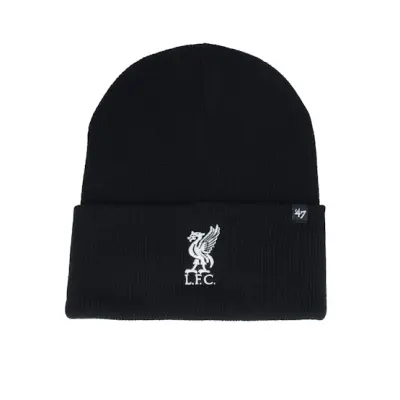 47 Brand - Football Svart cuff Beanie - Liverpool FC Haymaker Knit Black Cuff @ Hatstore