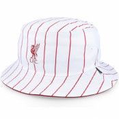 47 Brand - Football Vit bucket Hatt - Liverpool Pinstriped 47 Razor White/Red Bucket @ Hatstore