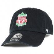 Keps Liverpool FC Crest Clean Up Black Adjustable - 47 Brand
