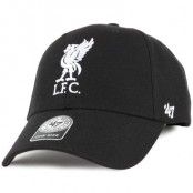 Keps Liverpool FC MVP Black Adjustable - 47 Brand - Svart Reglerbar