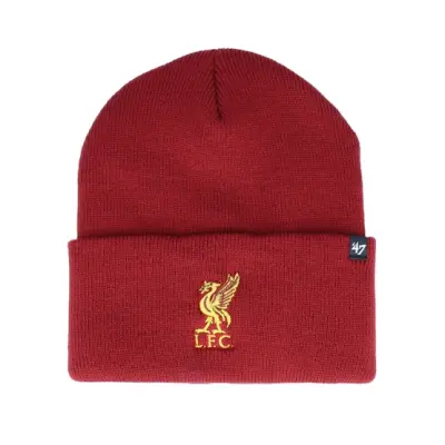 47 Brand - NHL Röd cuff Beanie - Liverpool FC Haymaker Knit Razor Red Cuff @ Hatstore