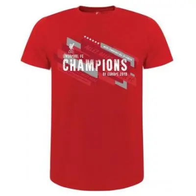 Liverpool T-shirt Champions Of Europe Barn 7-8 år