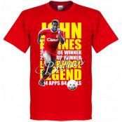 Liverpool T-shirt Legend John Barnes Legend Röd L