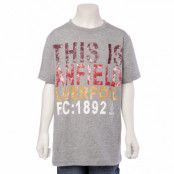 Liverpool T-shirt Moores barn grå 9-10 år