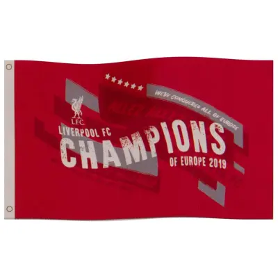 Liverpool Flagga Champions Of Europe