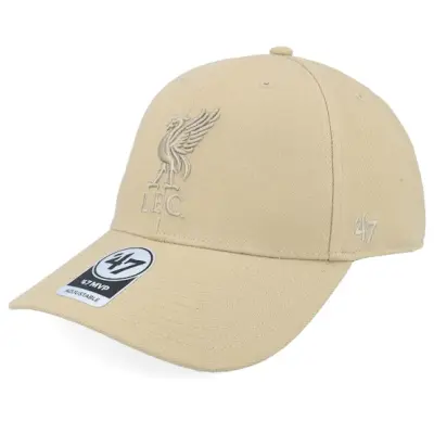 47 Brand - Football Beige adjustable Keps - Liverpool 47 Mvp Khaki Adjustable @ Hatstore