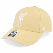 47 Brand - Football Beige adjustable Keps - Liverpool Mvp Light Tan/White Adjustable @ Hatstore