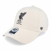 47 Brand - Football Beige adjustable Keps - Liverpool Mvp Natural/Black Adjustable @ Hatstore