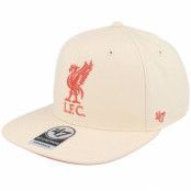 47 Brand - Football Beige snapback Keps - Liverpool Ballpark ’47 Captain Natural Snapback @ Hatstore