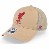 47 Brand - Football Beige trucker Keps - Liverpool Branson 47 Mvp Khaki Trucker @ Hatstore