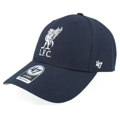 47 Brand - Football Blå adjustable Keps - Liverpool Epl-47 Mvp Cap Navy Adjustable @ Hatstore