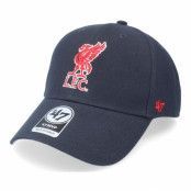 47 Brand - Football Blå adjustable Keps - Liverpool FC Mvp Navy Adjustable @ Hatstore