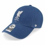 47 Brand - Football Blå unconstructed Keps - Liverpool Ballpark ’47 Clean Up Blazer Dad Cap @ Hatstore