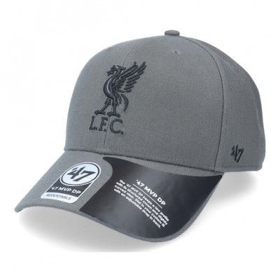 47 Brand - Football Grå adjustable Keps - Liverpool FC Cold Zone ‘47 Mvp Dp Charcoal Adjustable @ Hatstore